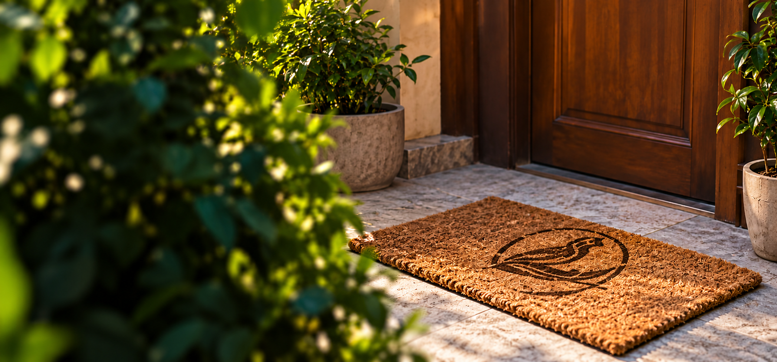 Feeble Exports Coir Entrance Mat
